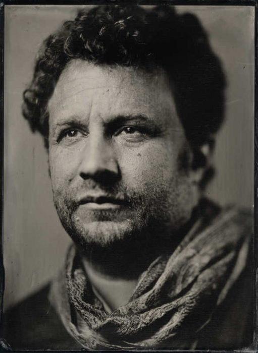Portrait von Roderick auf Kollodium Nassplatte - Fotograf Thilo Nass Silberbilder